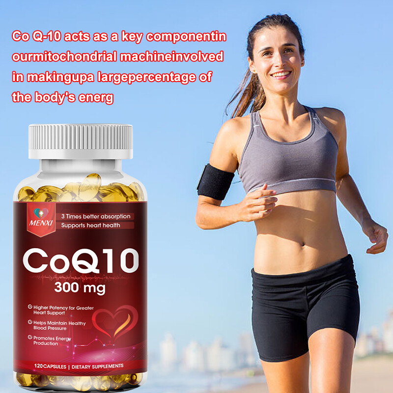 CoQ 10 Coenzyme Q10 Vegan Softgel 300mg Cardiovascular Heart Health 120 Capsules