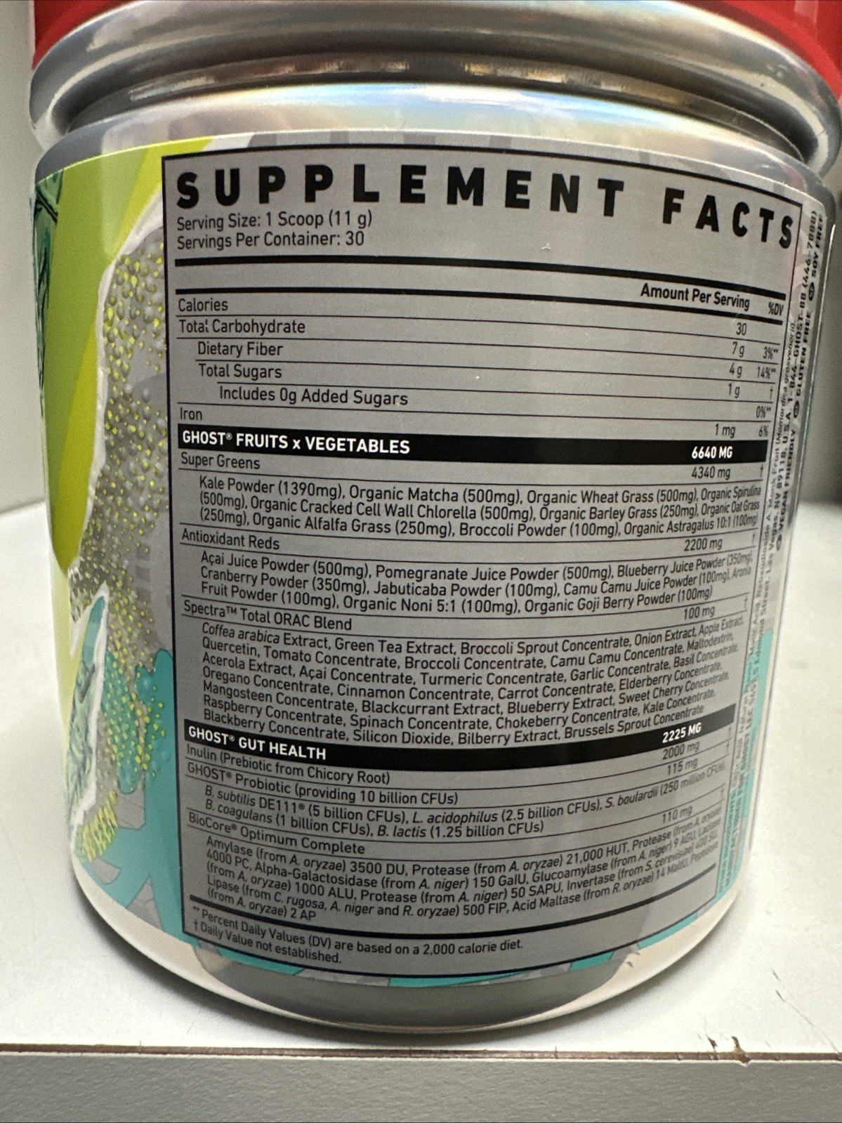 Ghost Greens, Lime, 11.6 oz Exp 07/2026