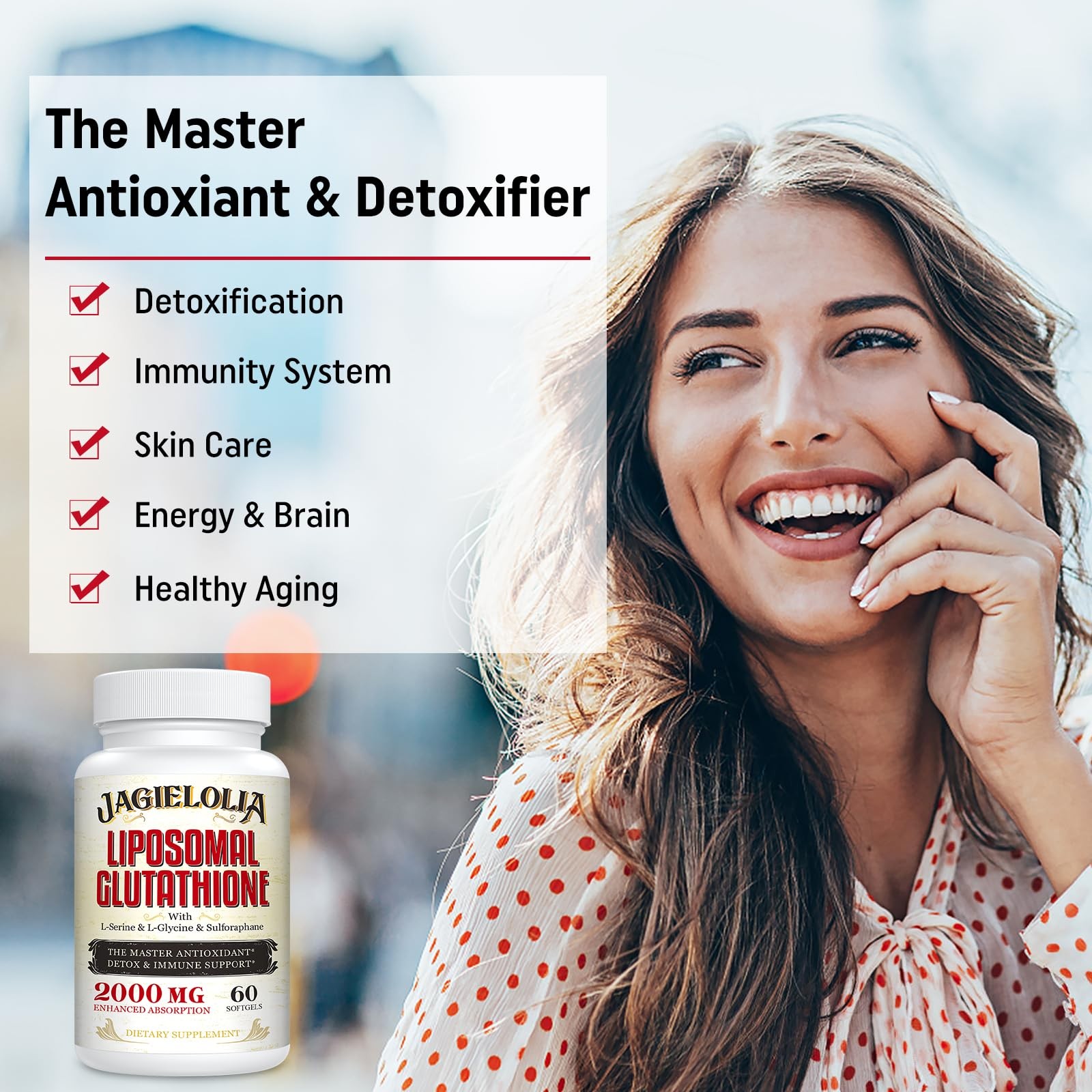 Liposomal Glutathione 2000 mg with L-Serine, L-Glycine & Sulforaphane – Active