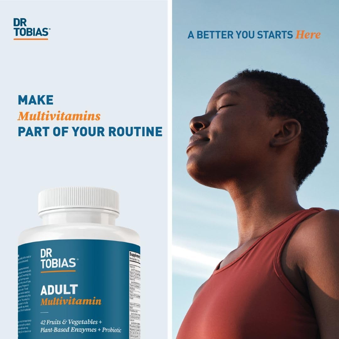 Dr. Tobias Adult Multivitamin for Women & Men – Immune 90 Count (Pack of 1)