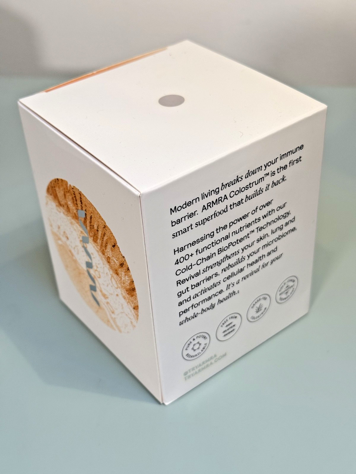 ARMRA Colostrum Immune Revival – Immune Barrier Superfood – Blood Orange – 6.3oz