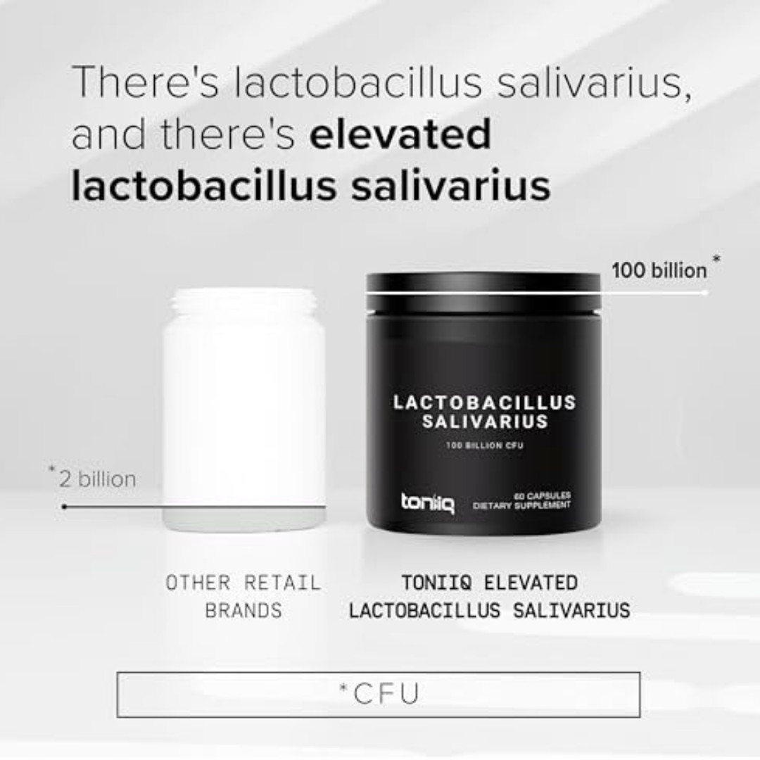 100 Billion CFU Lactobacillus Salivarius Probiotic – Highest Verified CFU Cou…