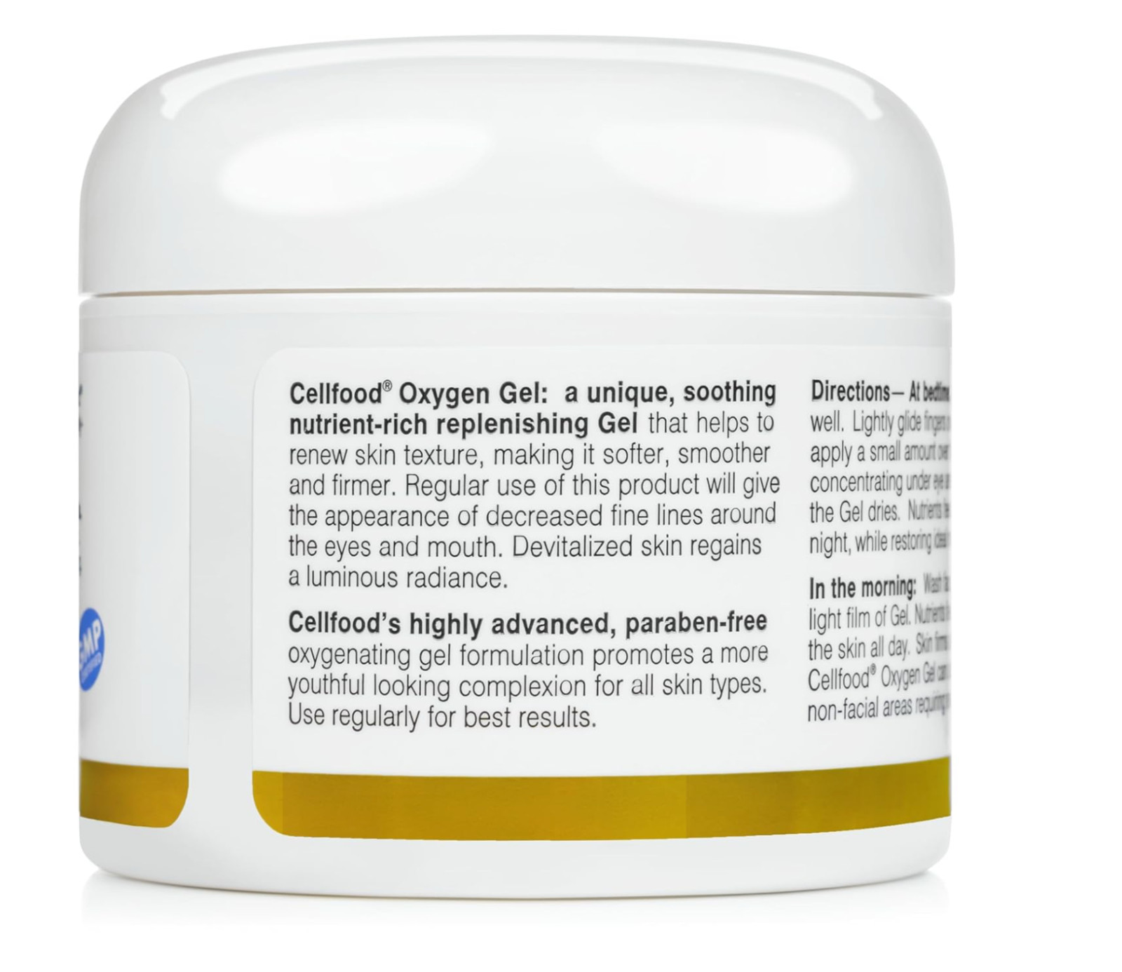 CELL FOOD Oxygen Gel, 2 fl oz – Nutrient Rich Provides Moisture & Protection NEW