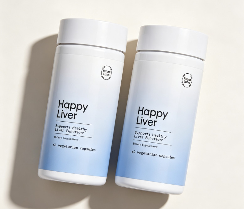 Happy Liver by Ritual Labs 60 Vegetarian Caps Dietary Supplement Healthy Liver