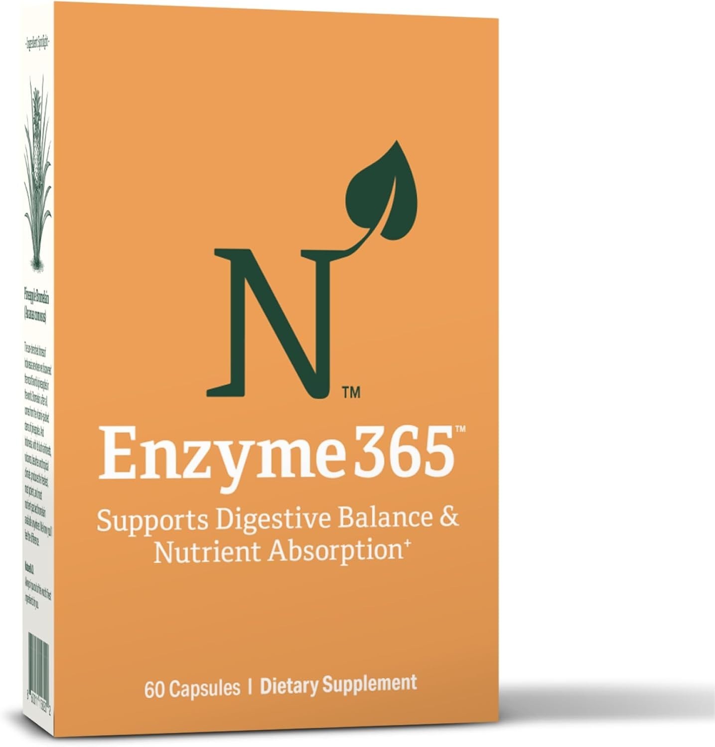 Nature M.D. Enzyme 365 Digestive Enzymes 17 Enzymes 60 Caps 30 Servings Vegan