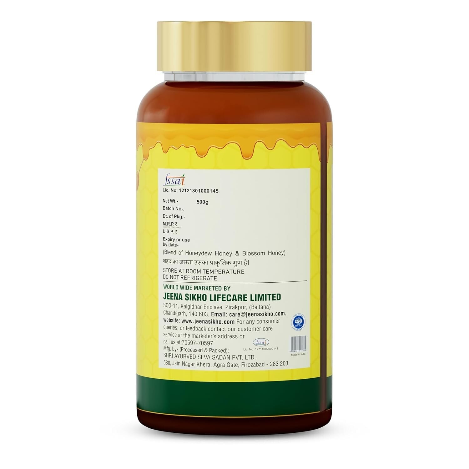 Jeena Sikho Shuddh Prakritik Shahad (500gm)
