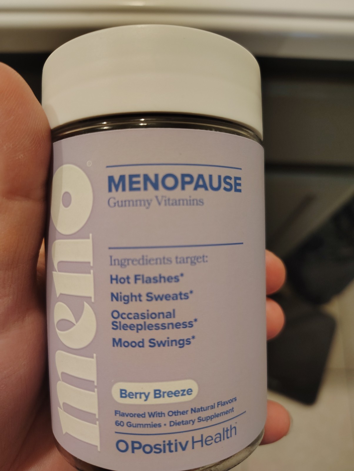 O Positiv MENO Gummies for Menopause, 30 Servings (Pack of 1) – Hormone-Free…