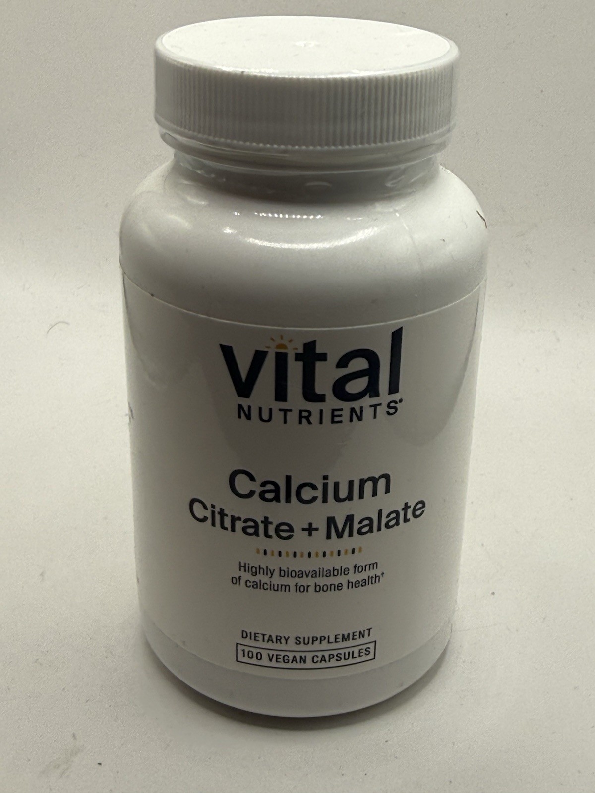 Vital NUTRIENTS Calcium, Citrate + Malate, 100 Vegan Capsules (150 mg per Cap)