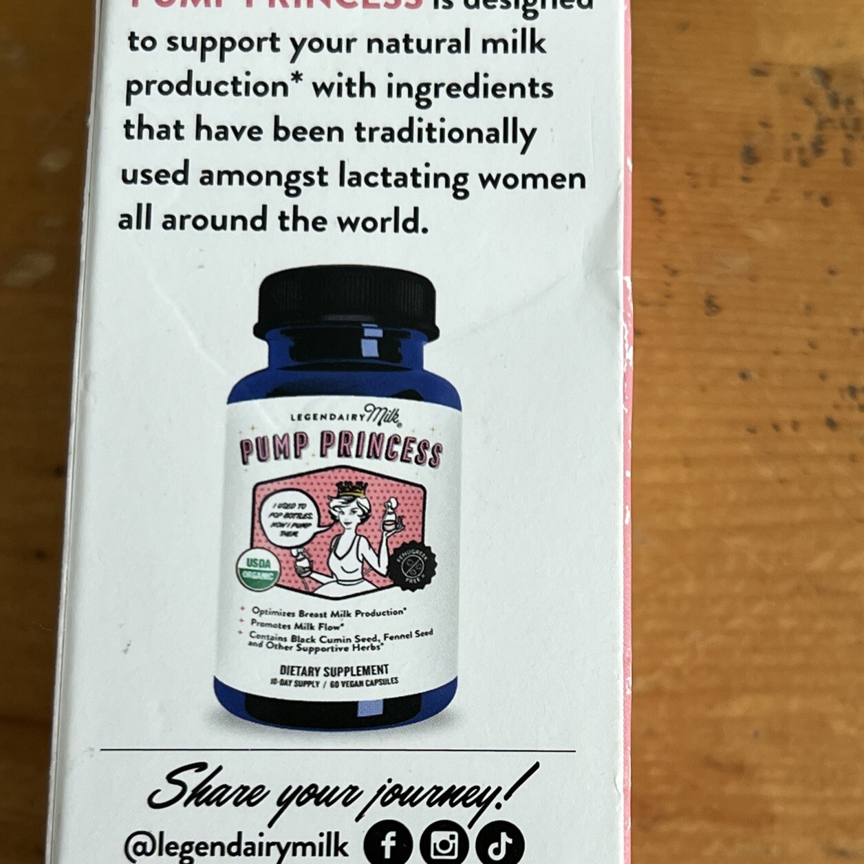 Legendairy Milk Pump Princess Lactation Supplement – 60ct -EXPIRES: 10/2025