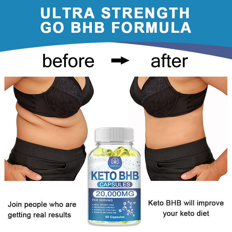 3 X KETO BHB 20000mg Diet Pills Ketone FAT BURNER Weight Loss Diet Pills