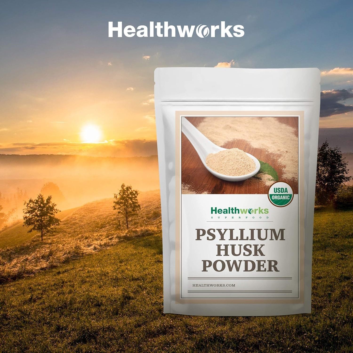 Versatile 32 Oz Organic Psyllium Husk Powder – Ideal for Clean Eating & Health