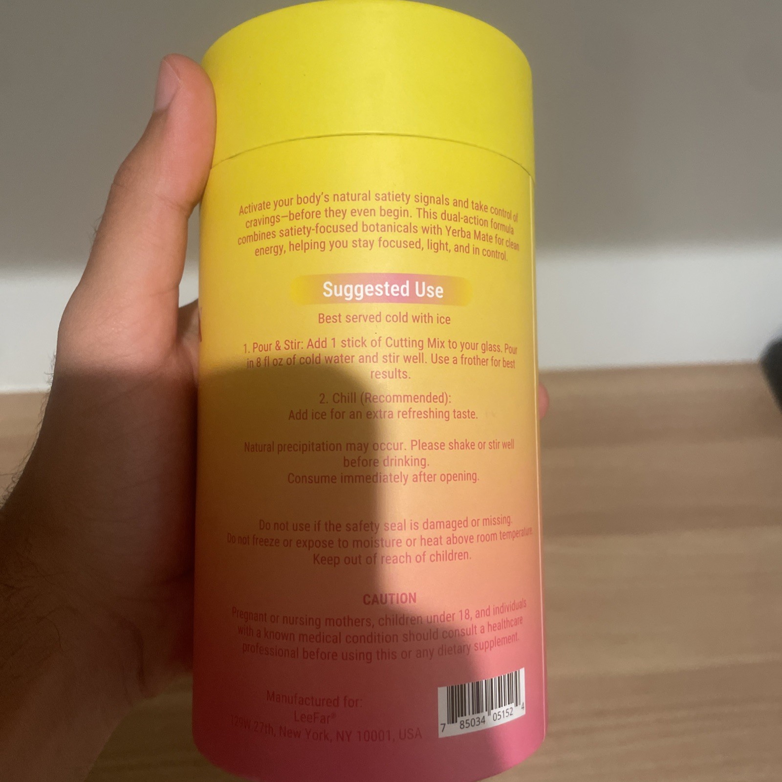 LeeFar Cutting Drink Mix – Berberine, Chromium, FOS, Yerba Mate