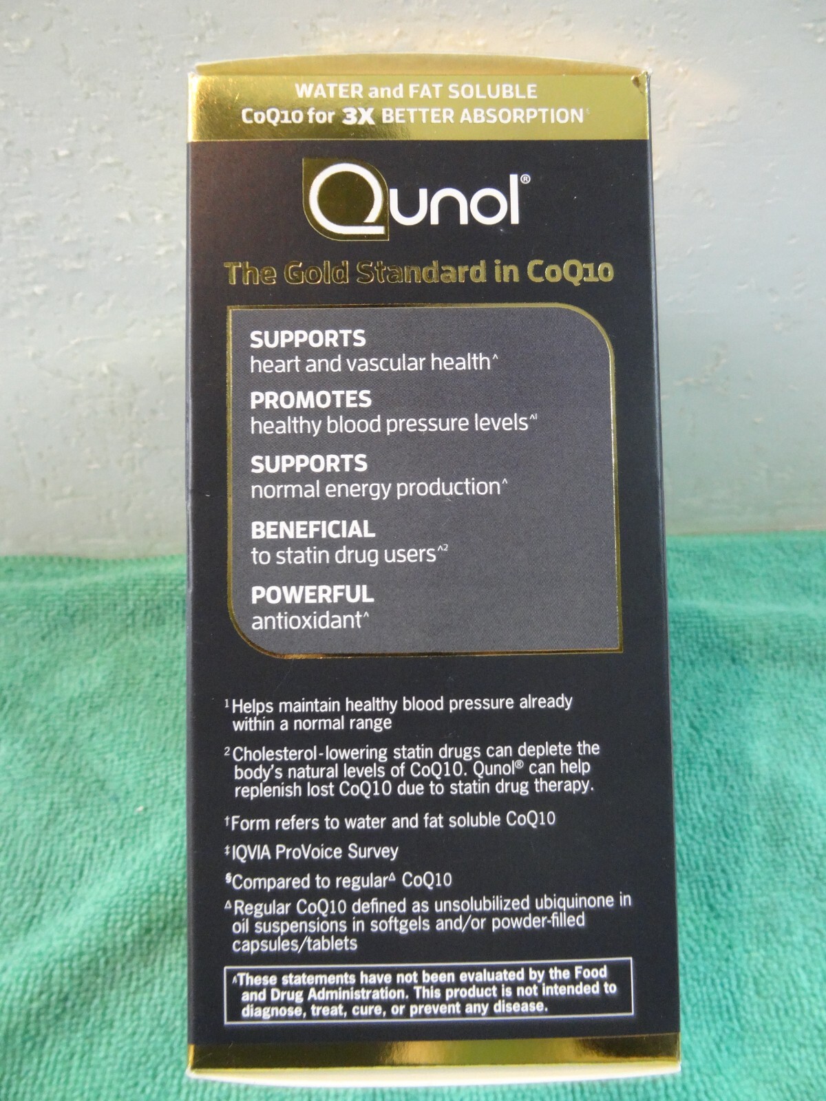 Qunol Ultra CoQ10 100mg Clinical Strength- 4 Month Supply- 120 Softgels 1/28+