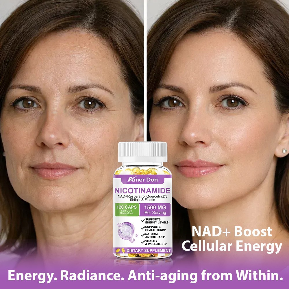 NAD Supplement 1500mg With Resveratrol Containing Supplement, Anti Aging
