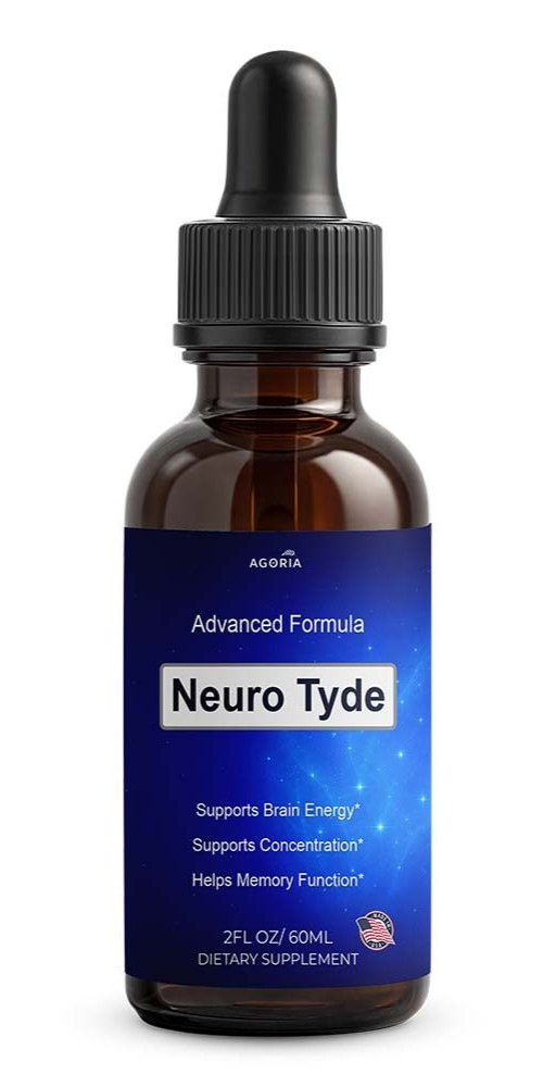 (1 Pack) Neuro Tyde Nootropic Brain Health Support Drops, NeuroTyde Brain Drops