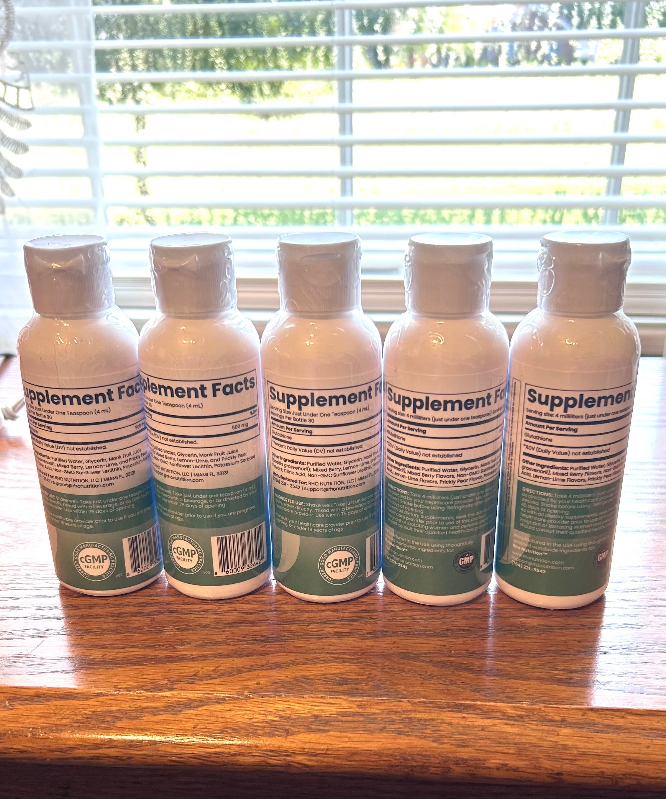 Rho Nutrition Liposomal Glutathione 4 oz Liquid Supplement Sealed BB 12/2027