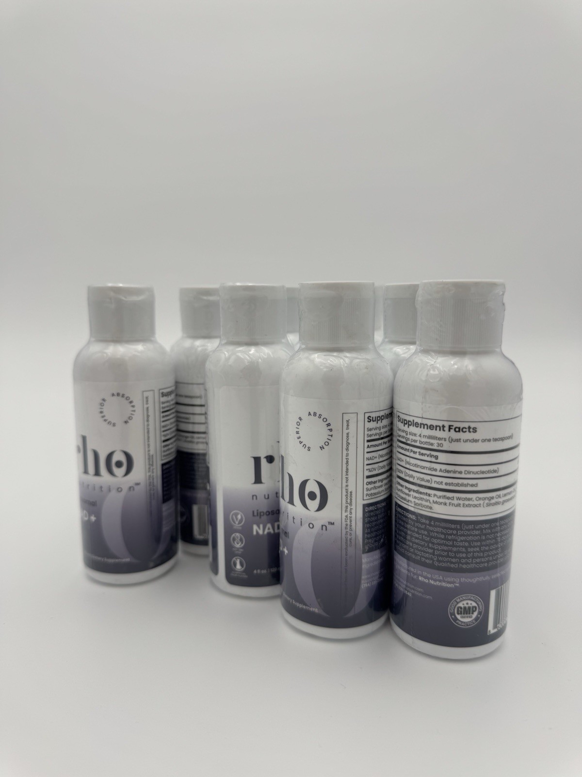 rho nutrition Liposomal NAD+ Liquid Dietary Supplement for Adults Unisex 10 Unit