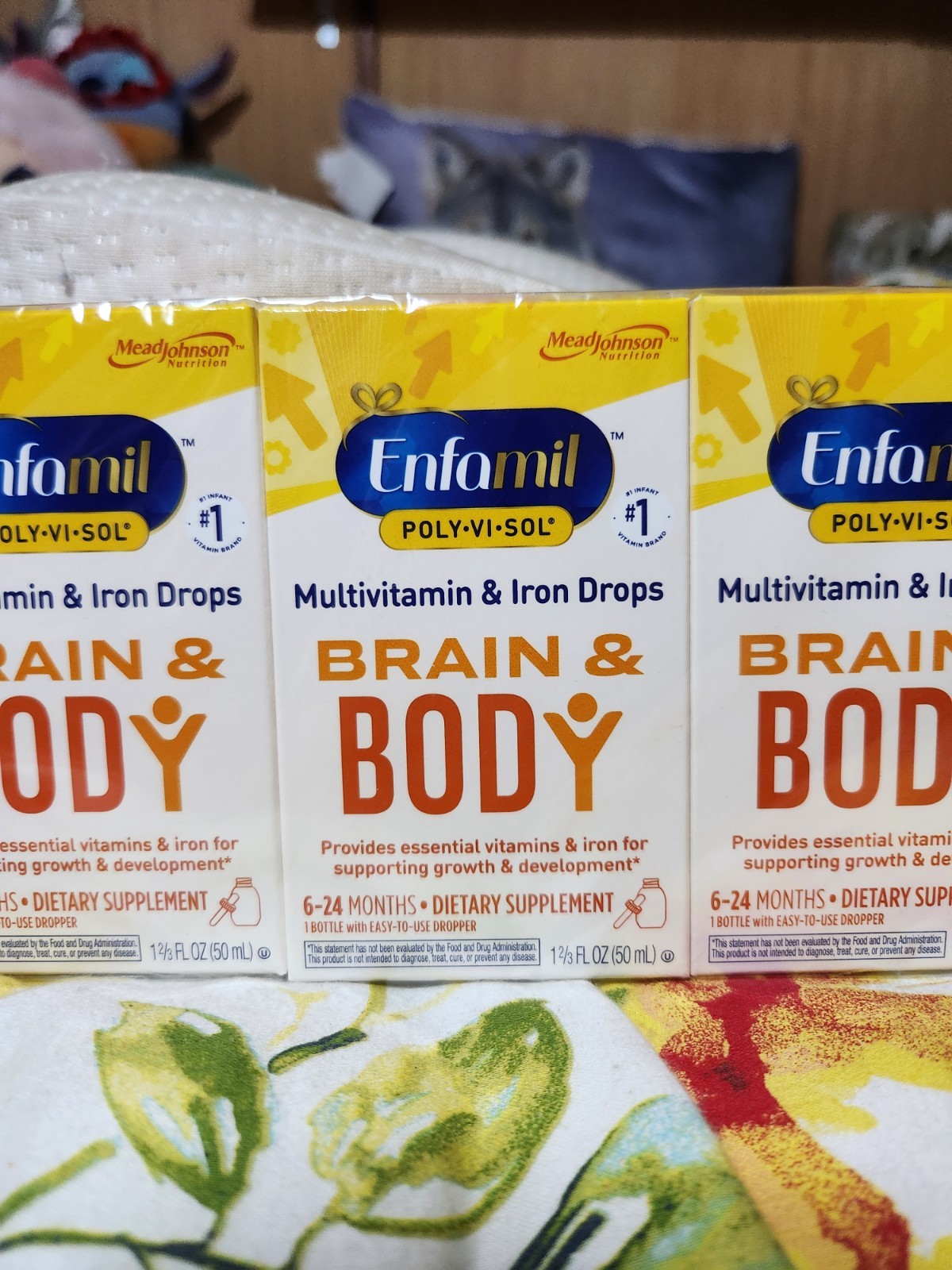Enfamil Poly-Vi-Sol Vitamin Drops with Iron, General Wellness, 1.7 fl oz
