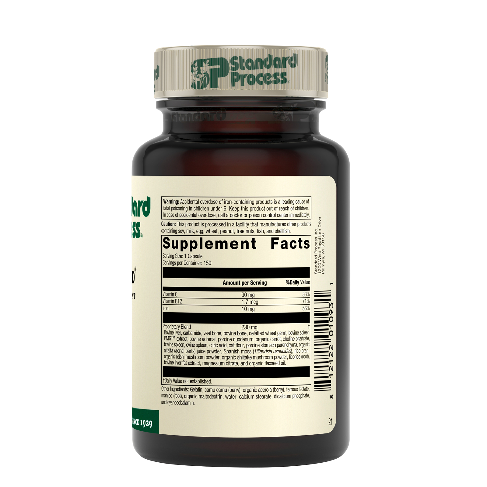Standard Process – Ferrofood – 150 Capsules