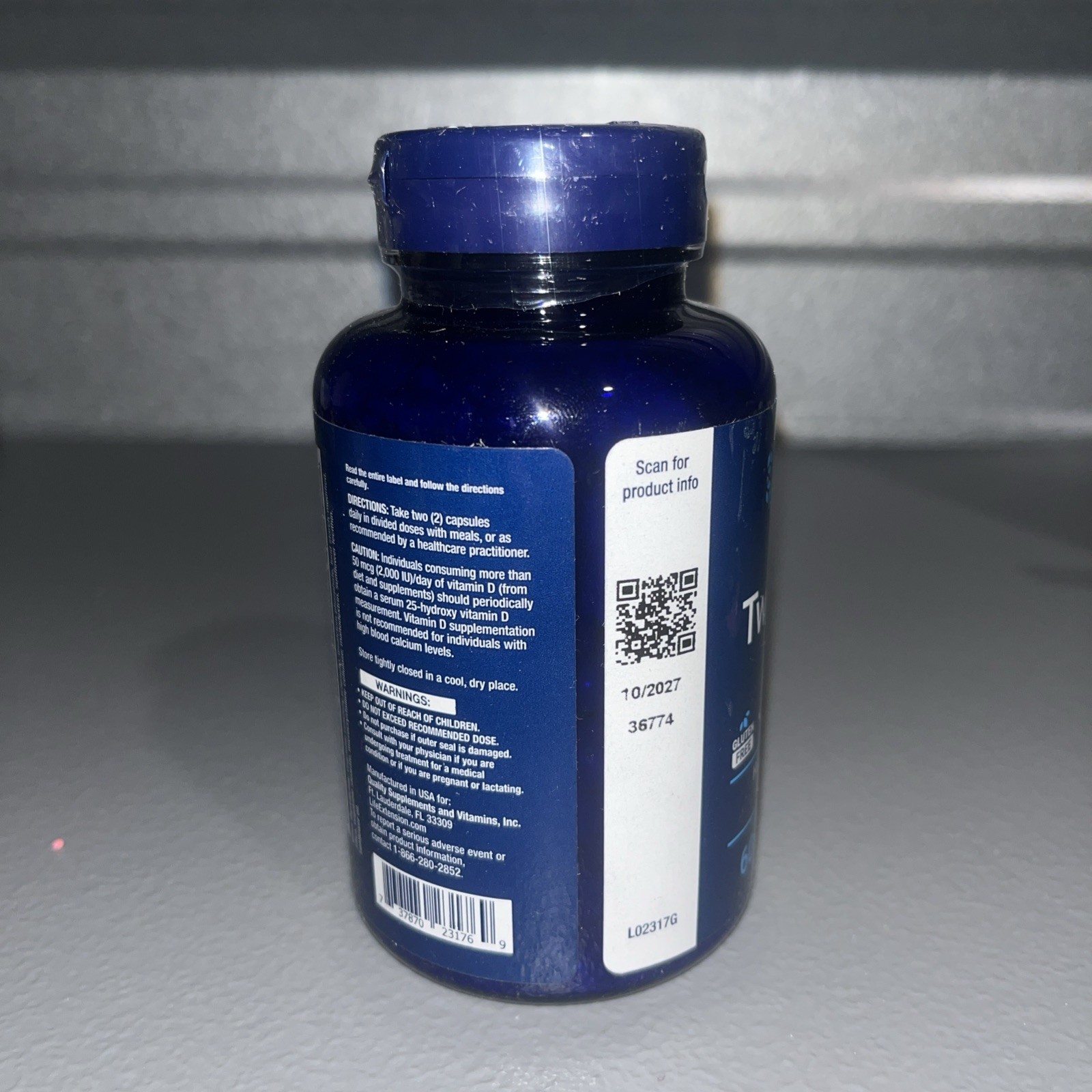Life Extension Two-Per-Day Multivitamin – Daily Dose of 60 Count (Pack 1)