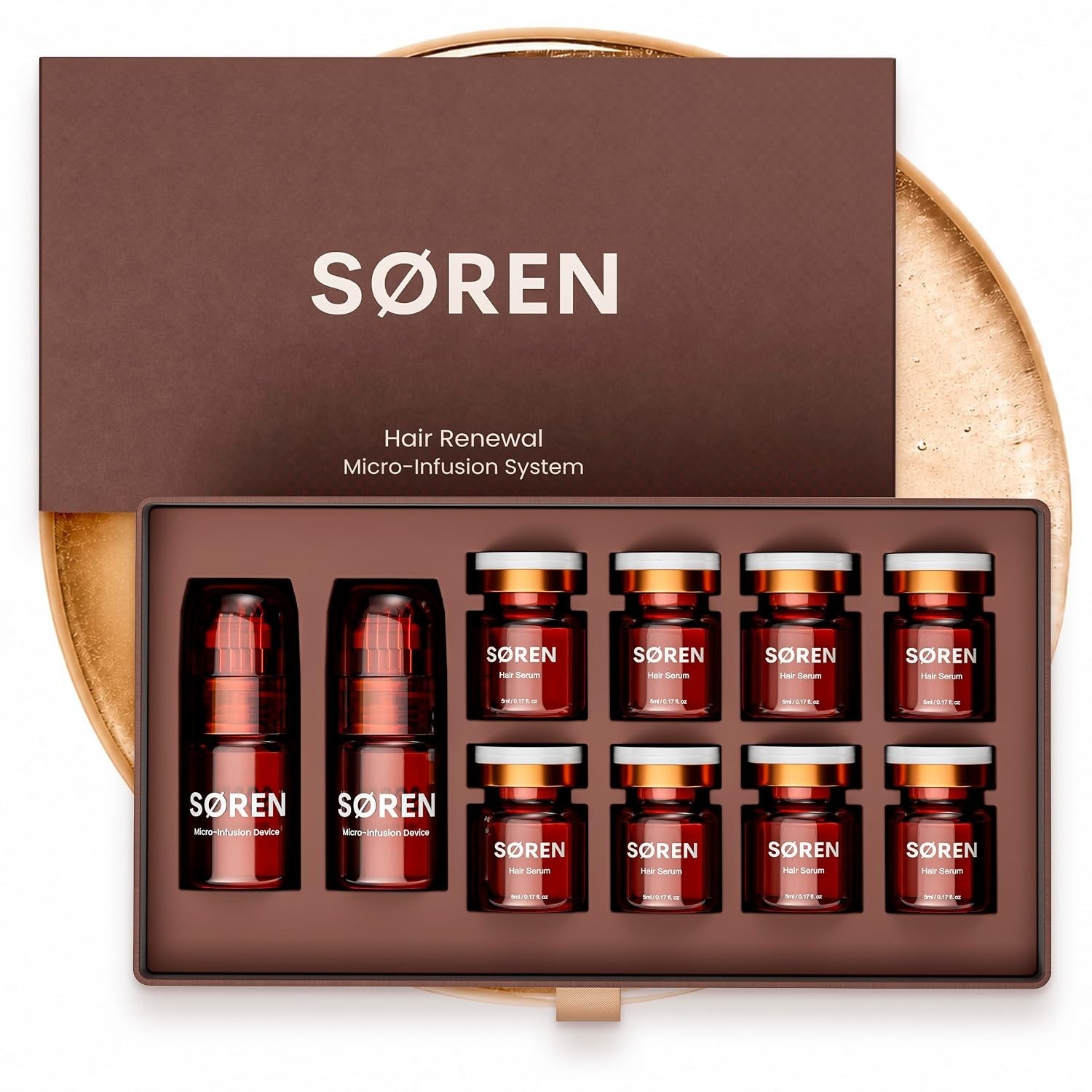 SØREN Micro Infusion Hair Renewal System by SOREN – Saw Palmetto & Pe