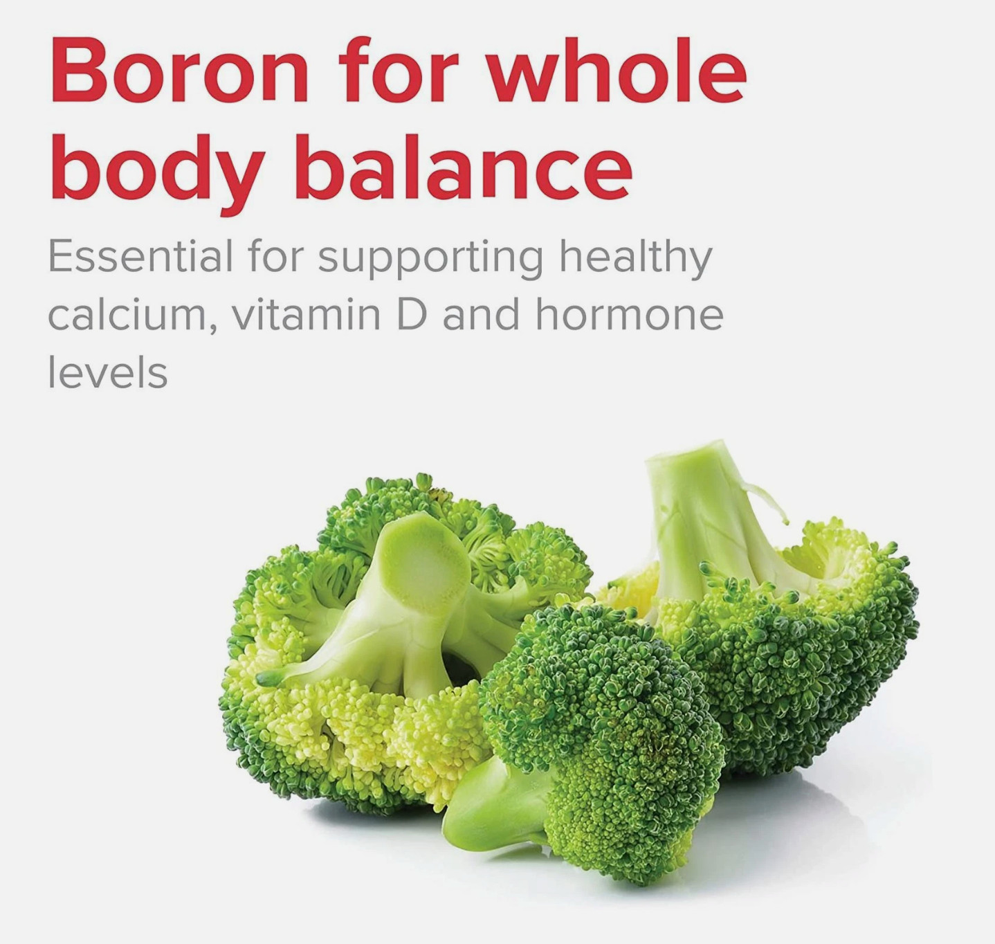 Vibrant Health Super Natural Boron 60 Vegicaps EXP 06/2027