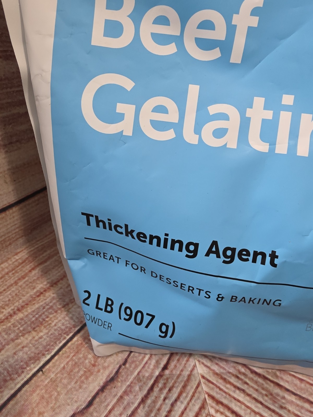Micro Ingredients Beef Gelatin Powder, Unflavored, 2 lb (907 g) Exp 3/2029