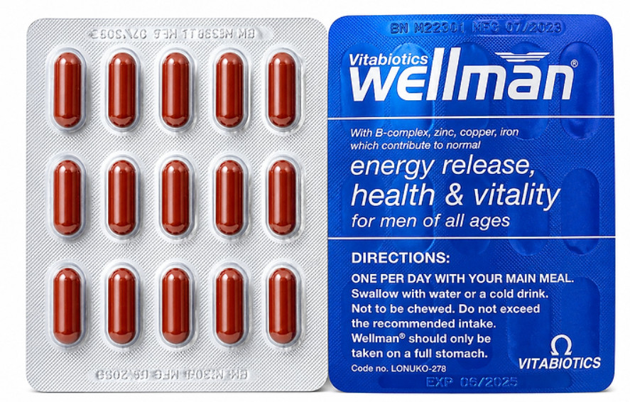Vitabiotics Wellman Original 30 Capsules