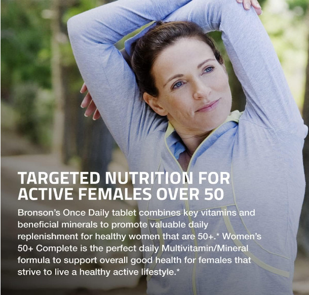 Women’s 50+ Complete Multivitamin Multimineral Daily Wellness Energy Support