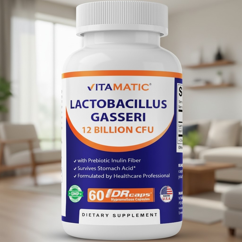 Lactobacillus Gasseri – 12 Billion per DR Capsule – 60 Count – Digestive Supp…