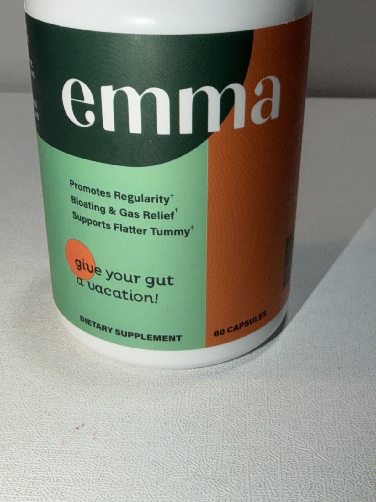 Emma Gut Health Daily Digestive Supplement Bloating & Gas Relief 60 Capsules New