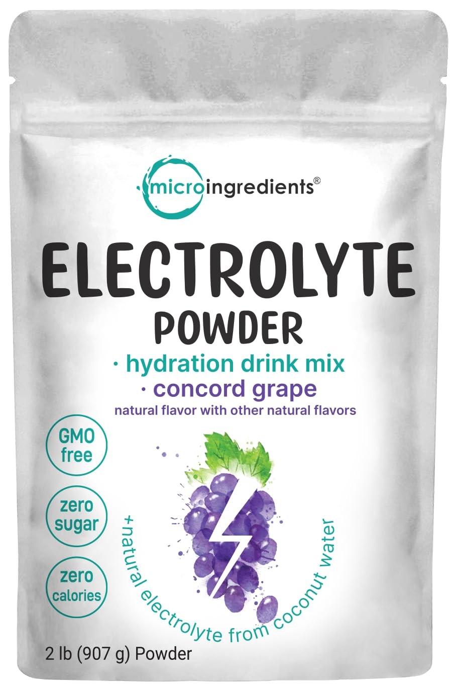 Electrolyte Powder for Hydration – 2 lb, Keto, No Sugar, High Potassium