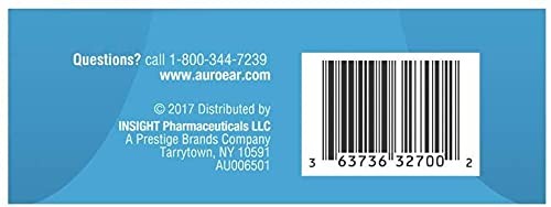 Auro-Dri Ear Water-Drying Aid, Helps Swimmers’ Ear, 1 Fl 1 Oz (Pack of 6)
