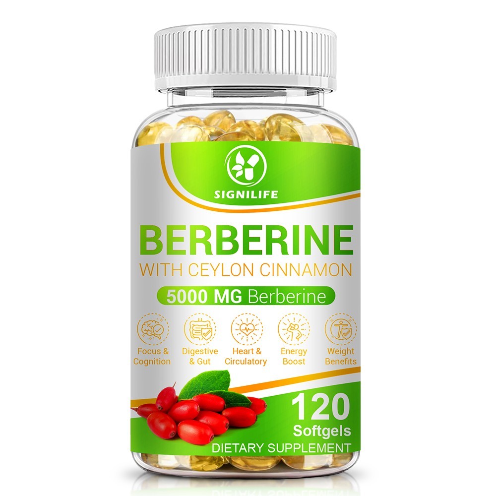 Berberine with Ceylon Cinnamon 5000mg 120 Caps Heart Health & Immune – US