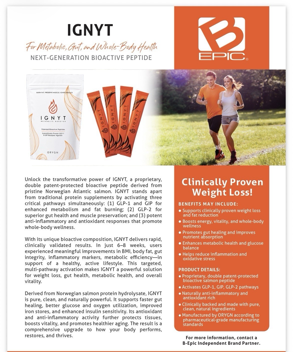 IGNYT Single (1) pouch (30 stick packs) Lifestyle Qualified-From USA