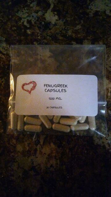 FENUGREEK SEED CAPSULES ~2000 MG. per se~ 30 COUNT~THYROID ,STOMACH INFLAMMATION