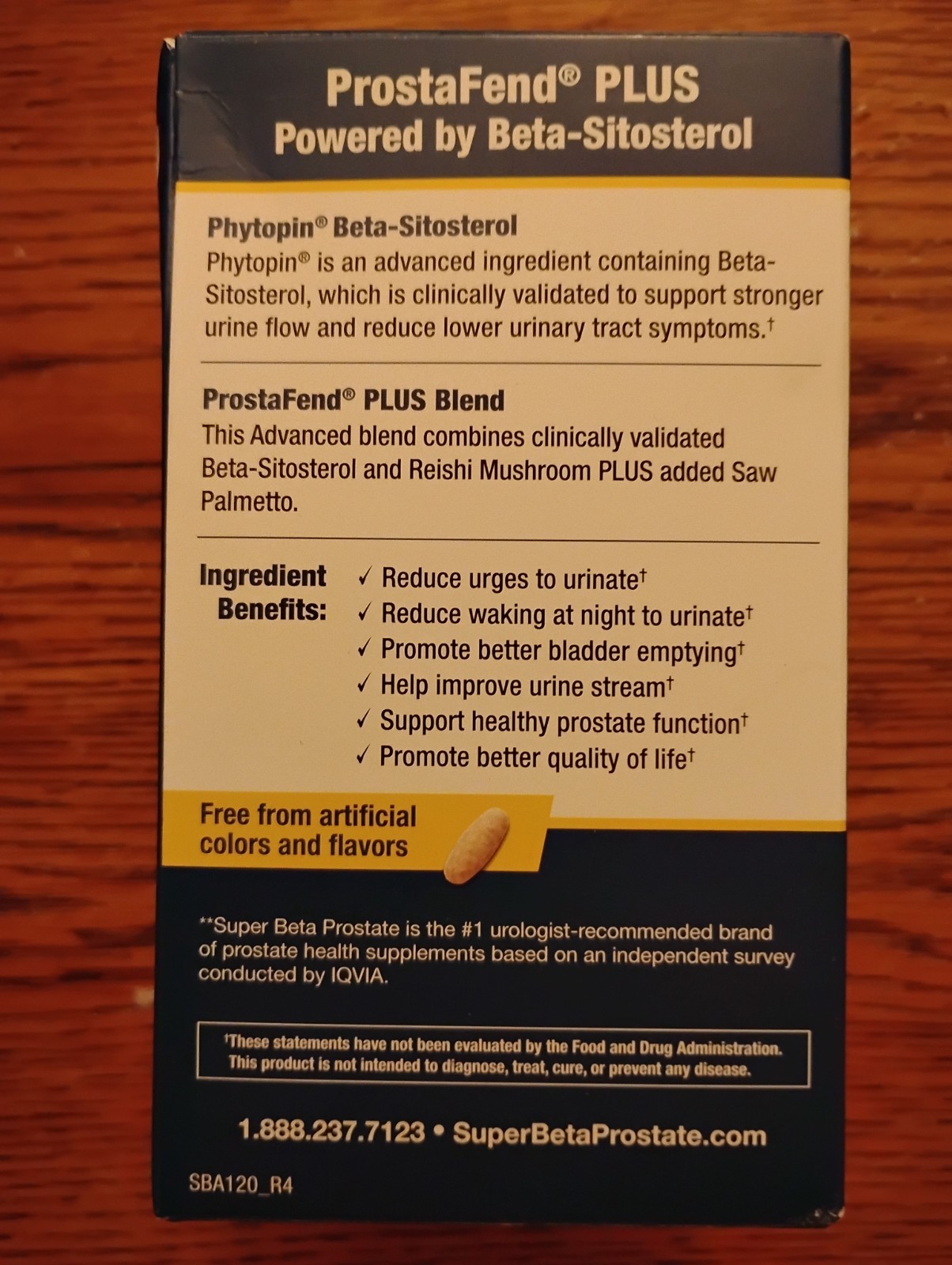 SuperBeta Prostate Advanced w/ Saw Palmetto 120 Caplets Exp 01/2029