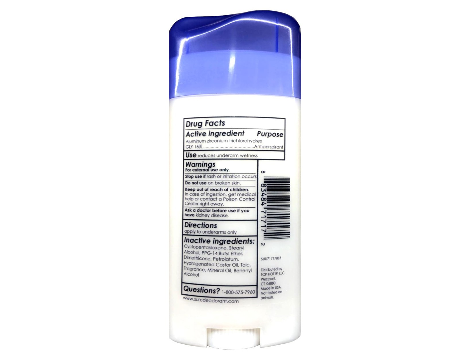 Sure Deodorant 2.6oz Invisible Solid Unscented (Pack of 2.6 Ounce 3)
