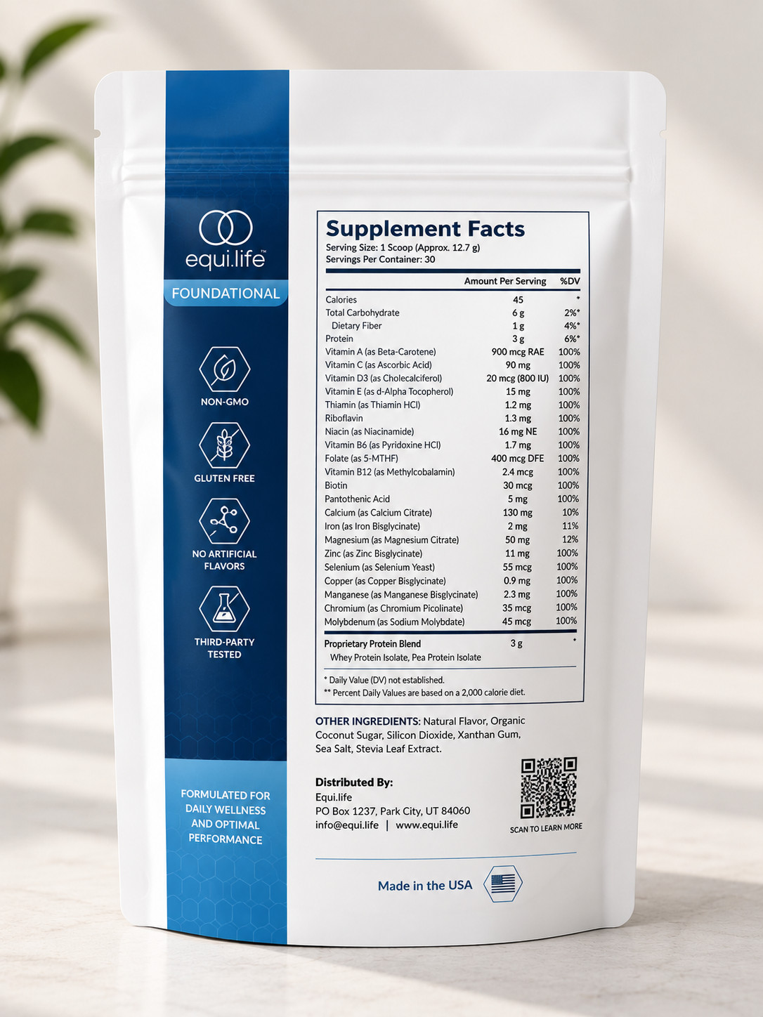 Equi-life Daily Nutritional Support All-in-One Multivitamin Meal Replacement P..