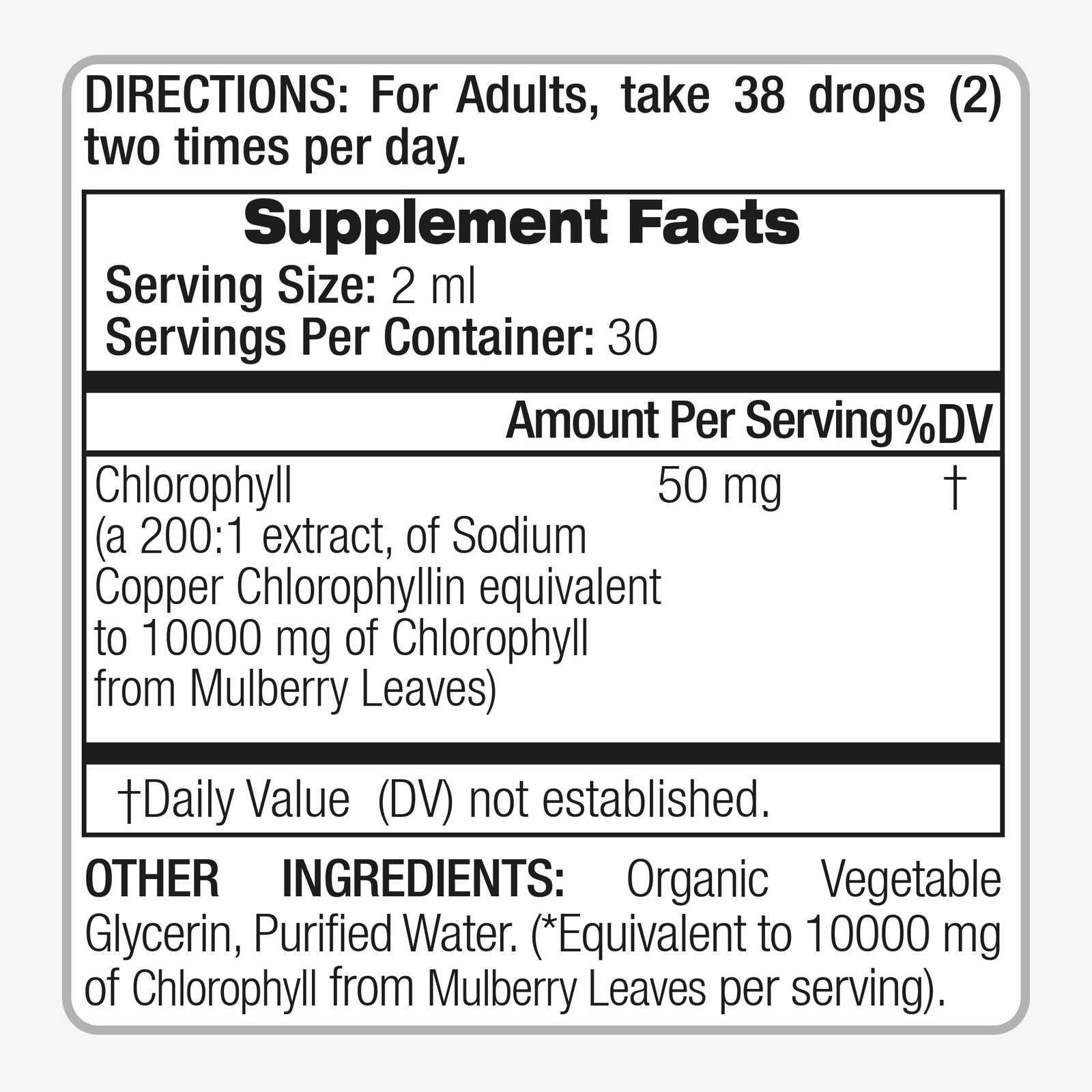 FITO MEDIC’S Lab | Liquid Chlorophyll | 2 Fl Oz (Pack of 1)