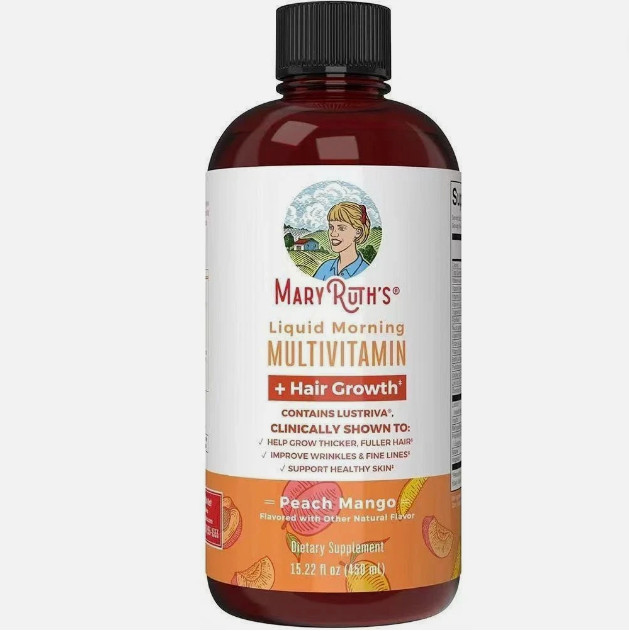 MaryRuth Organics Liquid Multivitamin + Hair Growth | Clinically Tested for Thic