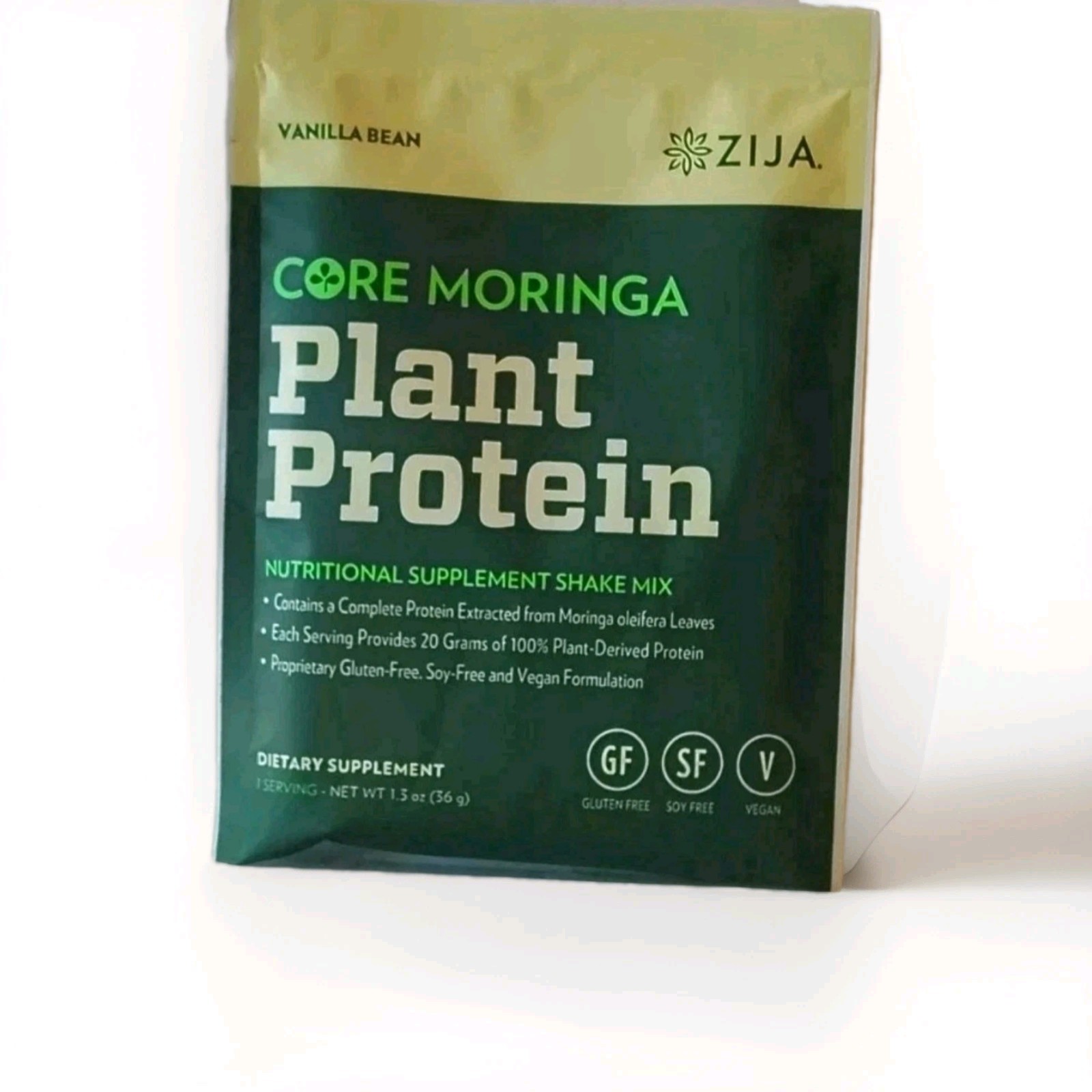 5X Packs Zija Core Moringa Plant Protein Vanilla Bean 100% Plant-Derived Protein