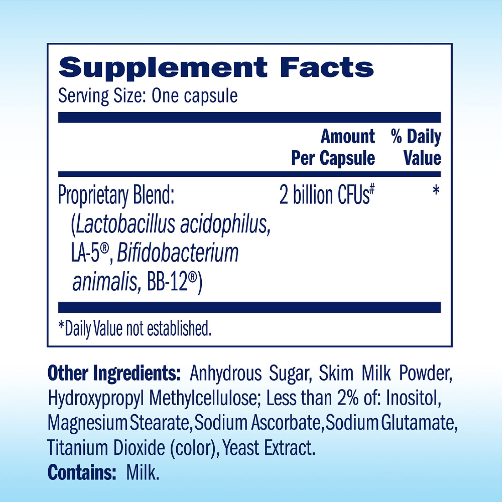 TruBiotics Probiotic Supplement 60 Capsules Digestive Health Immune Support