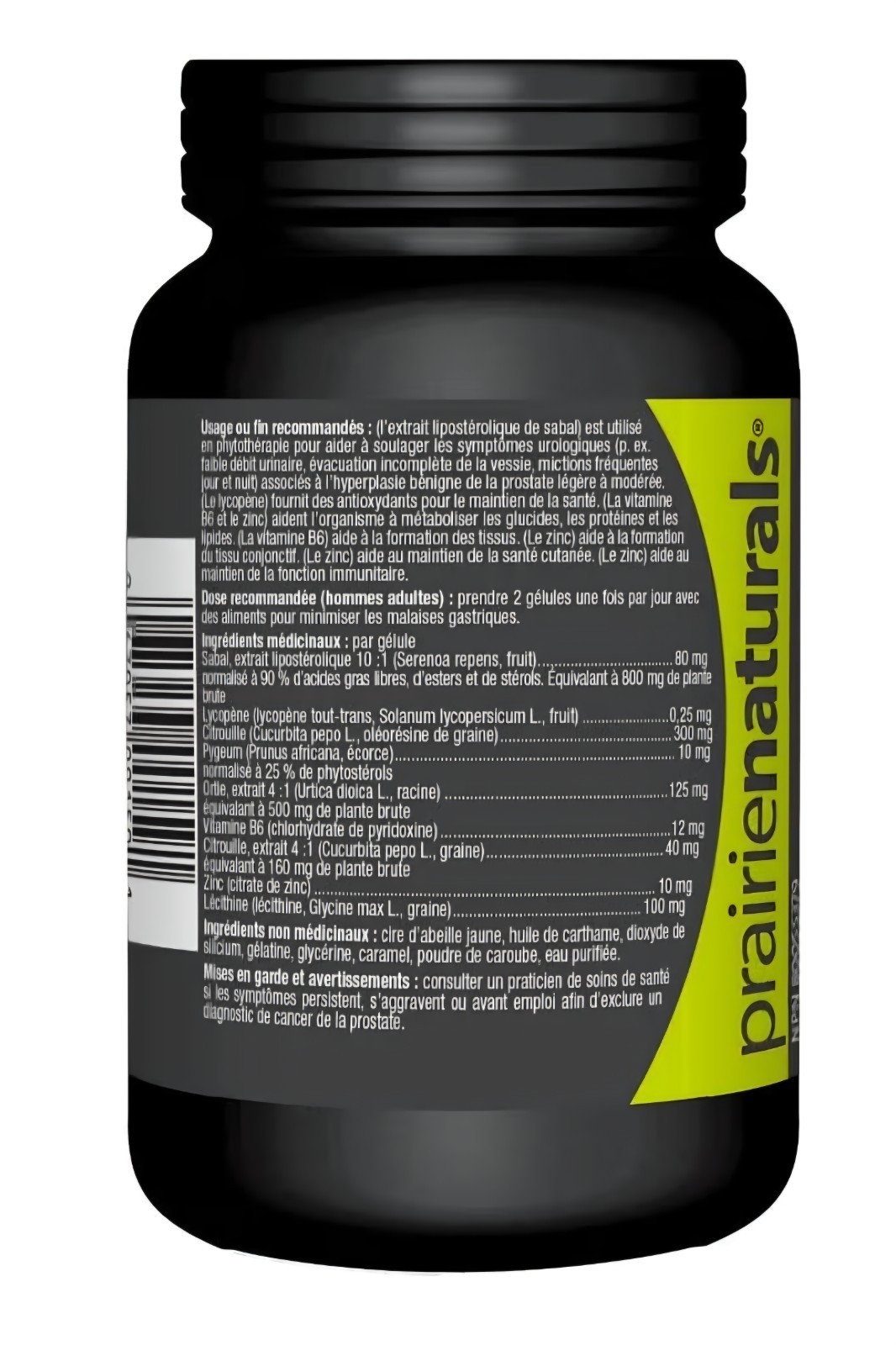 Prairie Naturals Prost Force 120 Softgels Men’s Prostate Health Support