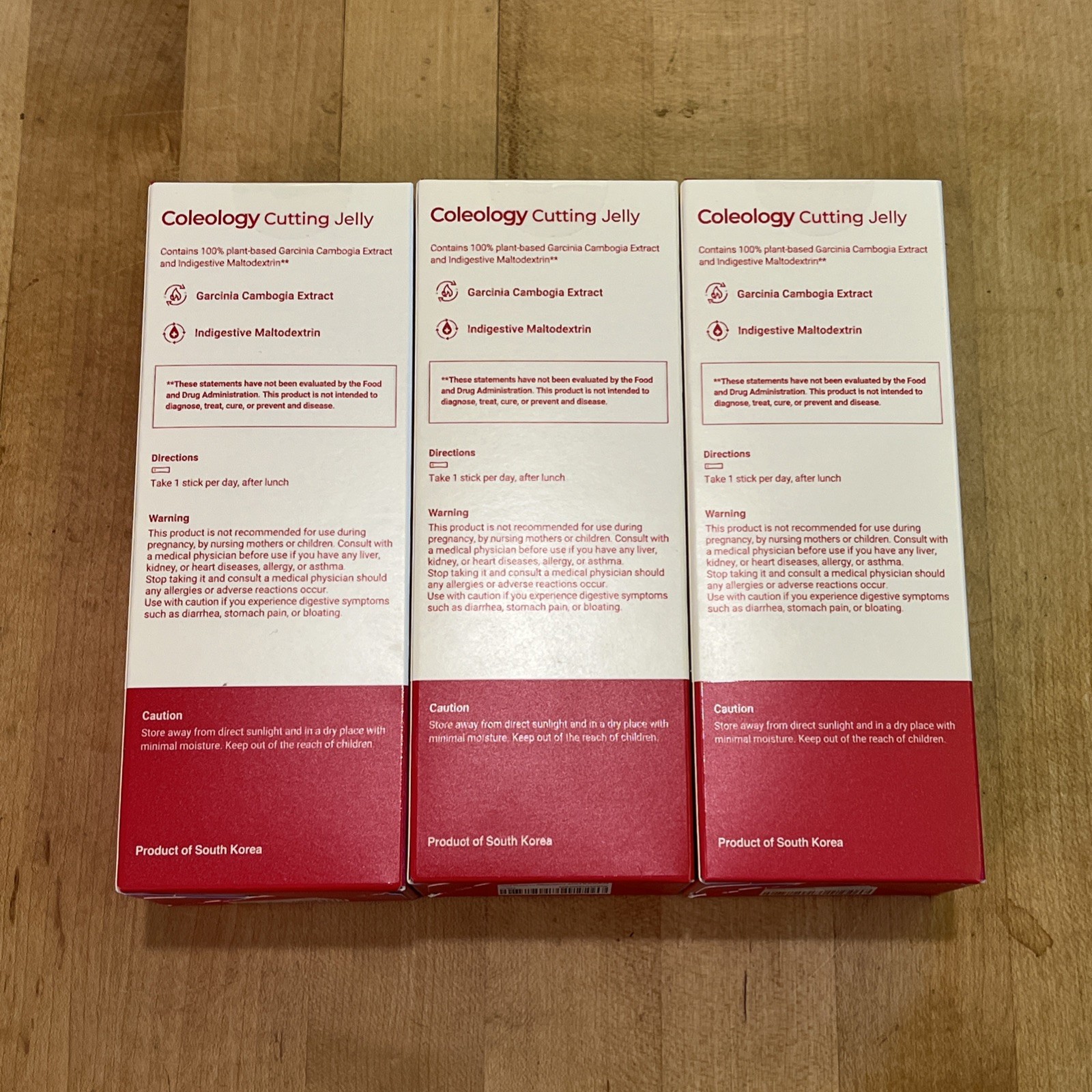 QTY 3 – FOODOLOGY Coleology Cutting Jelly 250g(25g X 10 Sticks) Weight Loss