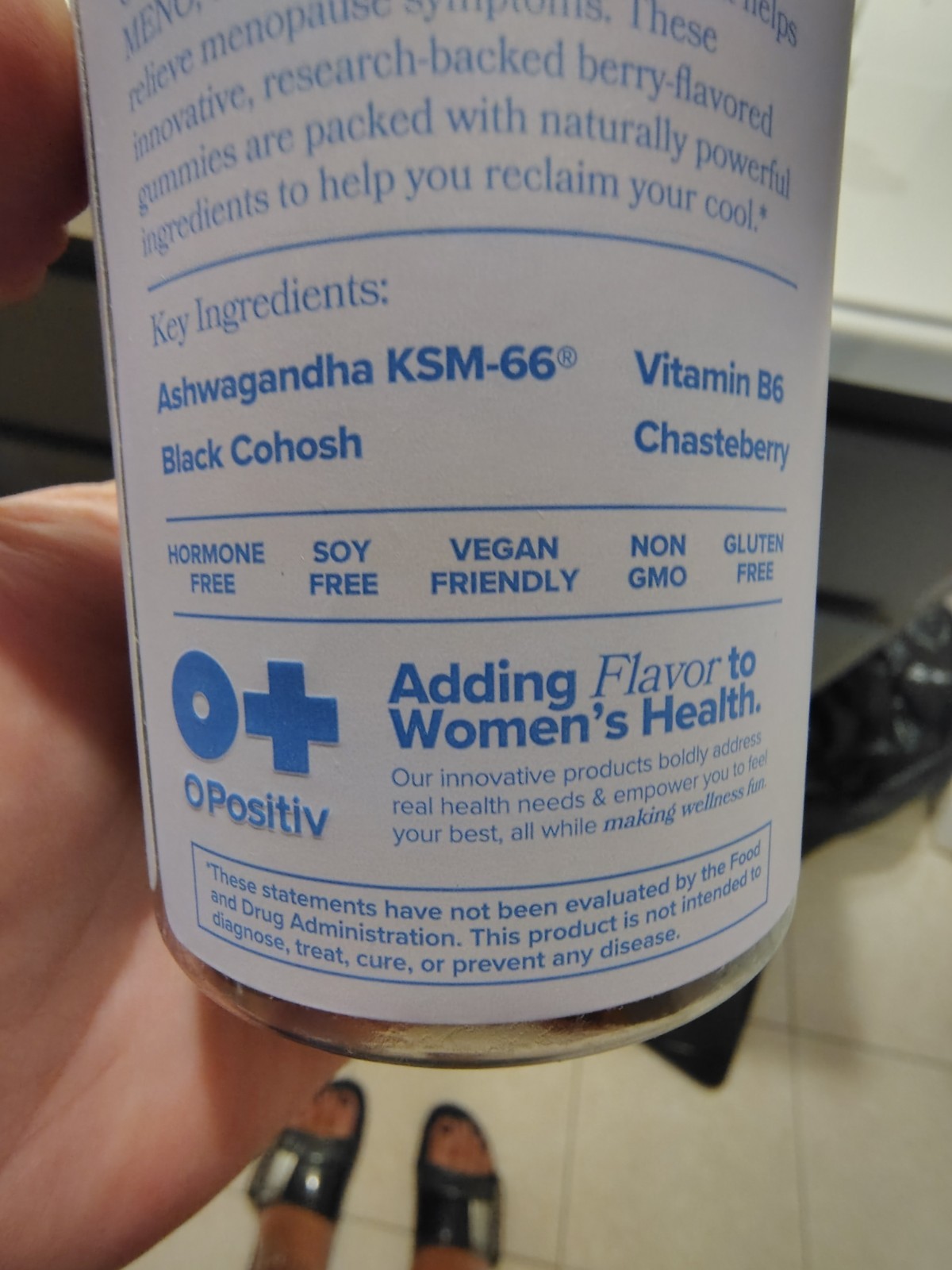 O Positiv MENO Gummies for Menopause, 30 Servings (Pack of 1) – Hormone-Free…