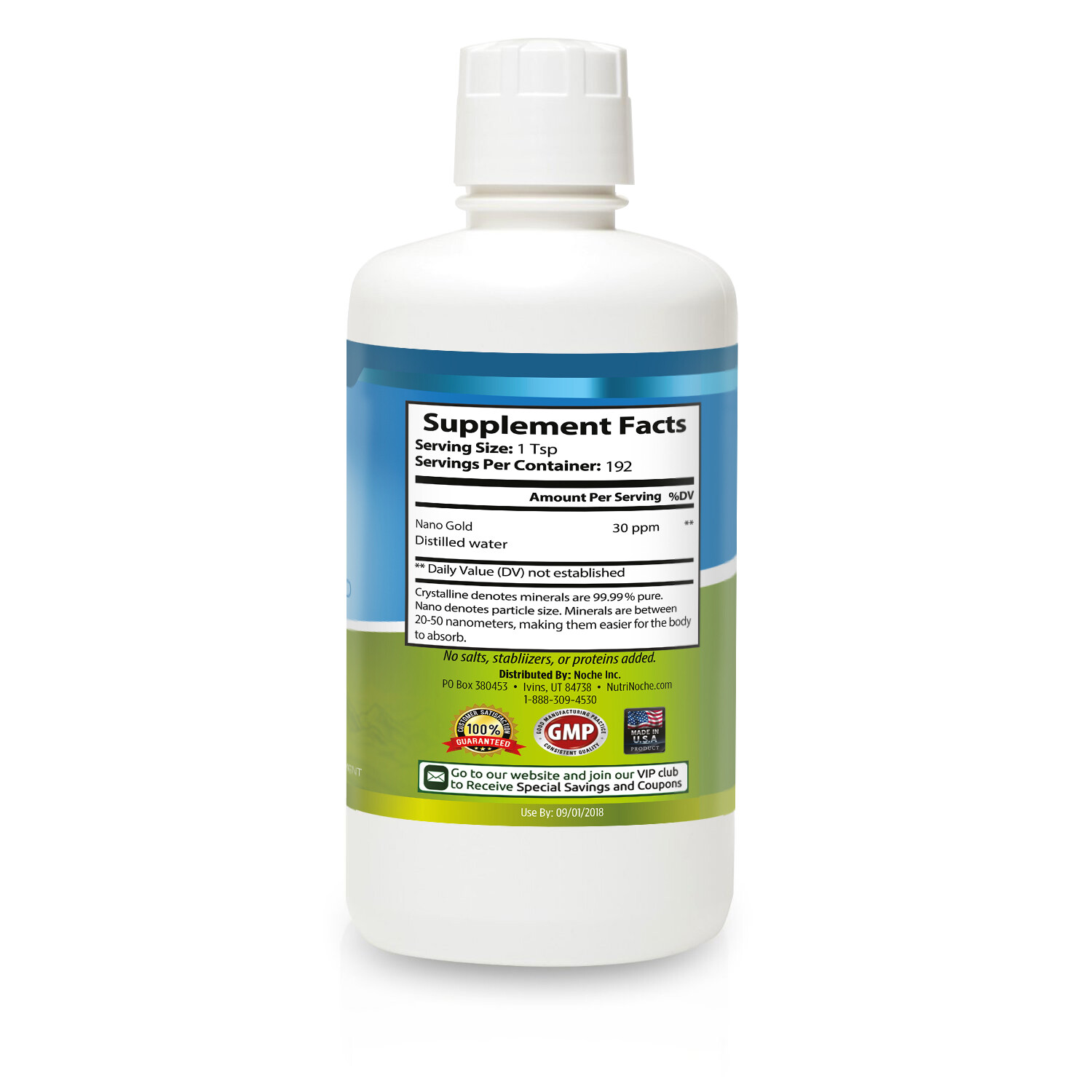 The BEST Colloidal Gold – Colloidal Minerals – NutriNoche Nano Colloidal Gold