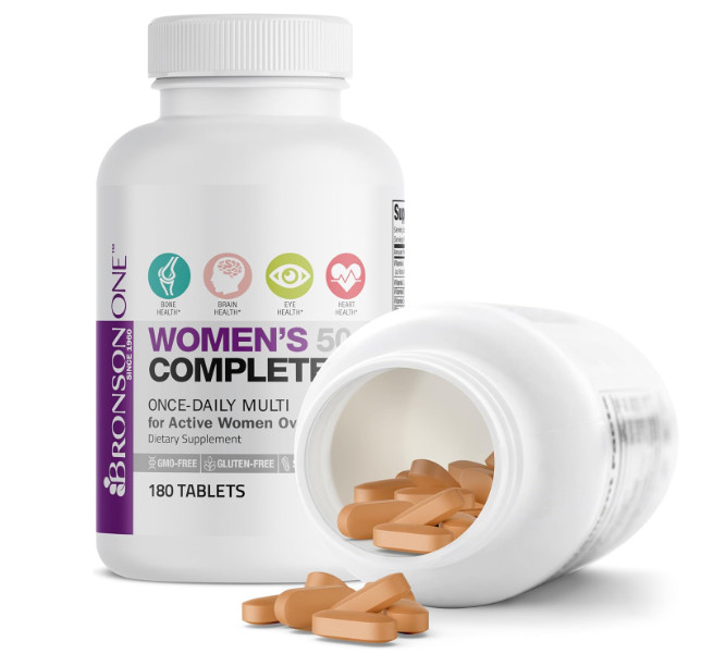 Women’s 50+ Complete Multivitamin Multimineral Daily Wellness Energy Support