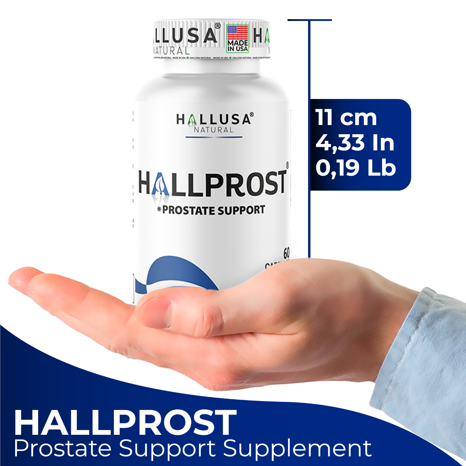 HALLPROST & HALLVIGOR – Complete Treatment for Men – Prostatic well-being 120Cap