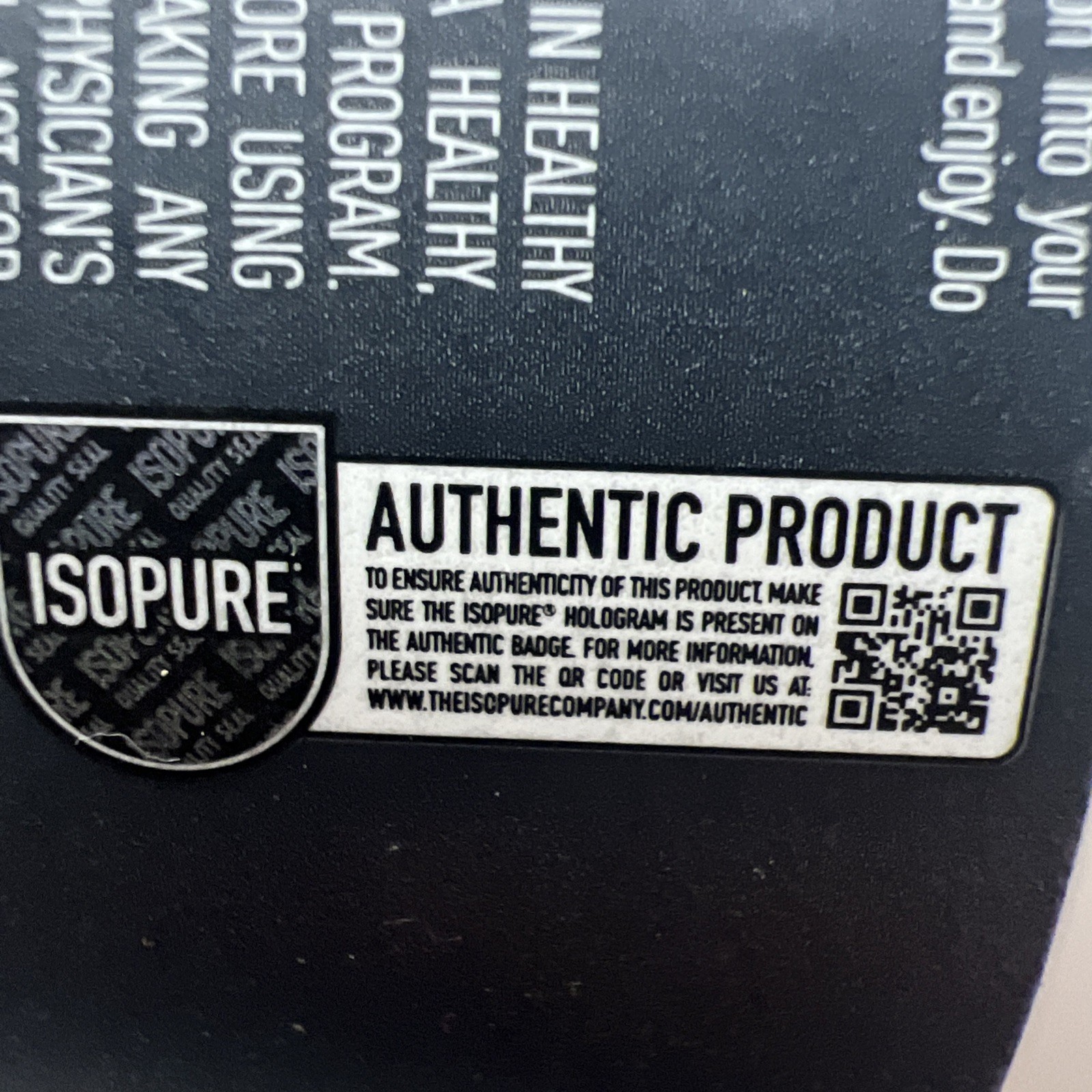 Isopure Bovine Colostrum Powder Unflavored – 3.17oz – EXP 07/2026